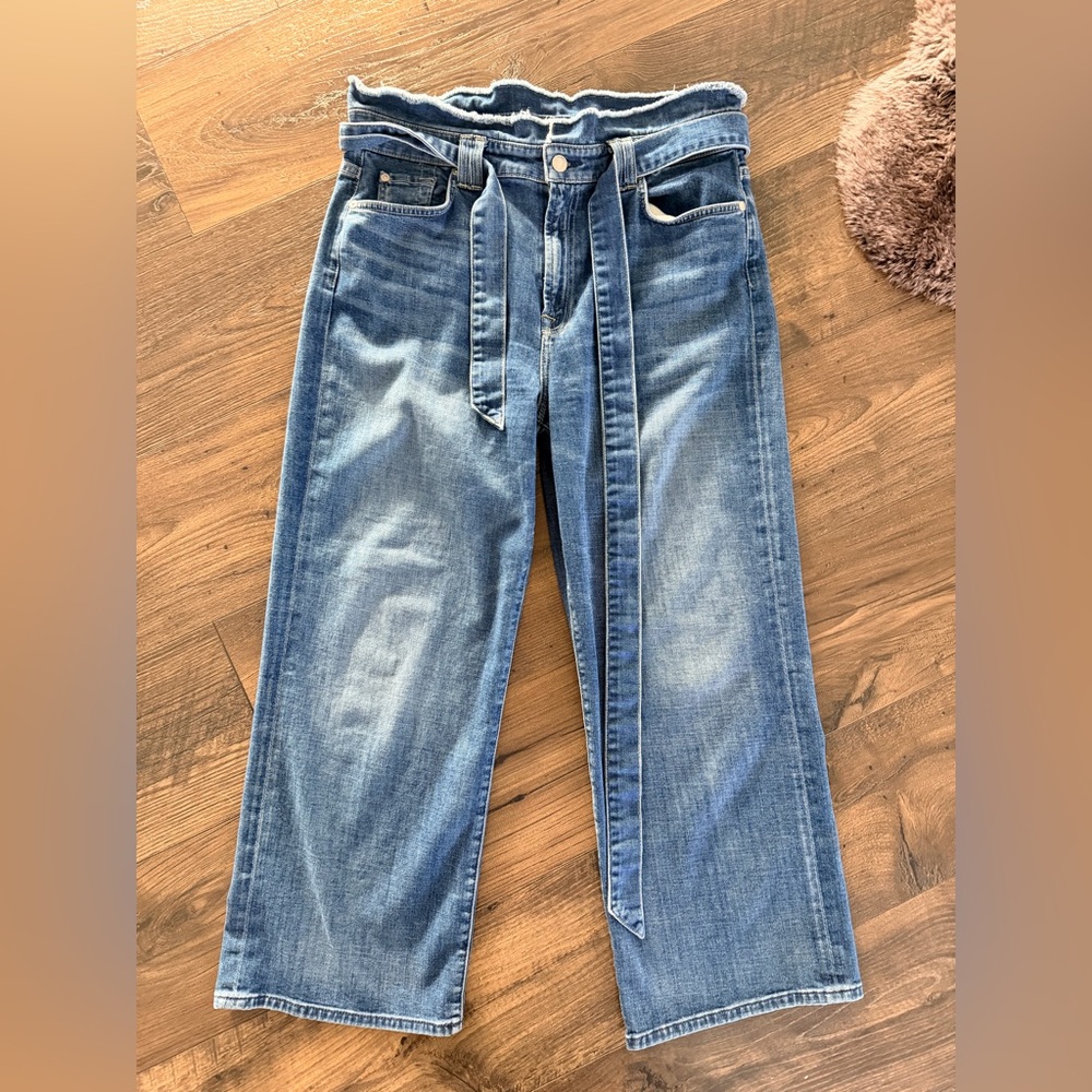 7 For All Mankind Alexa Cropped wide leg denim